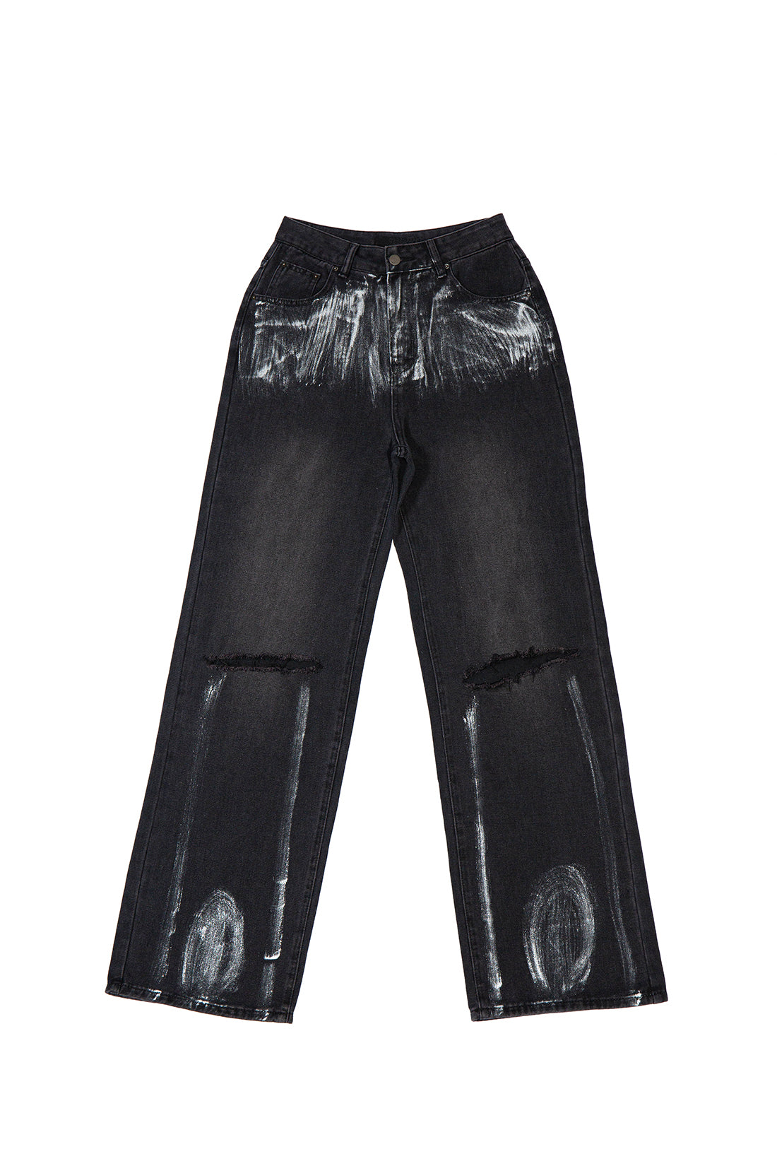 Silver Spray Baggy Jean