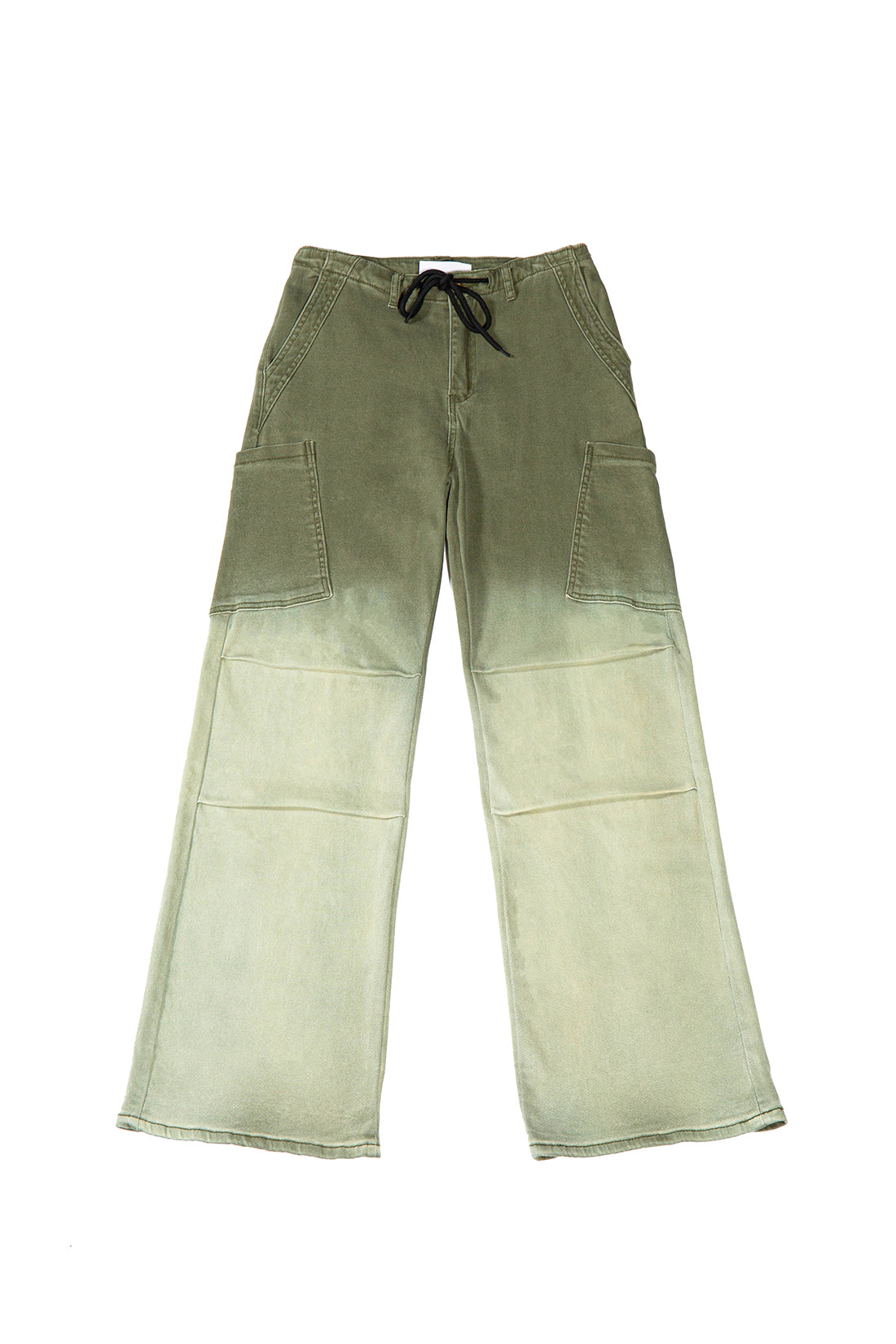 Ombre Dyed Cargo Parachute Pant
