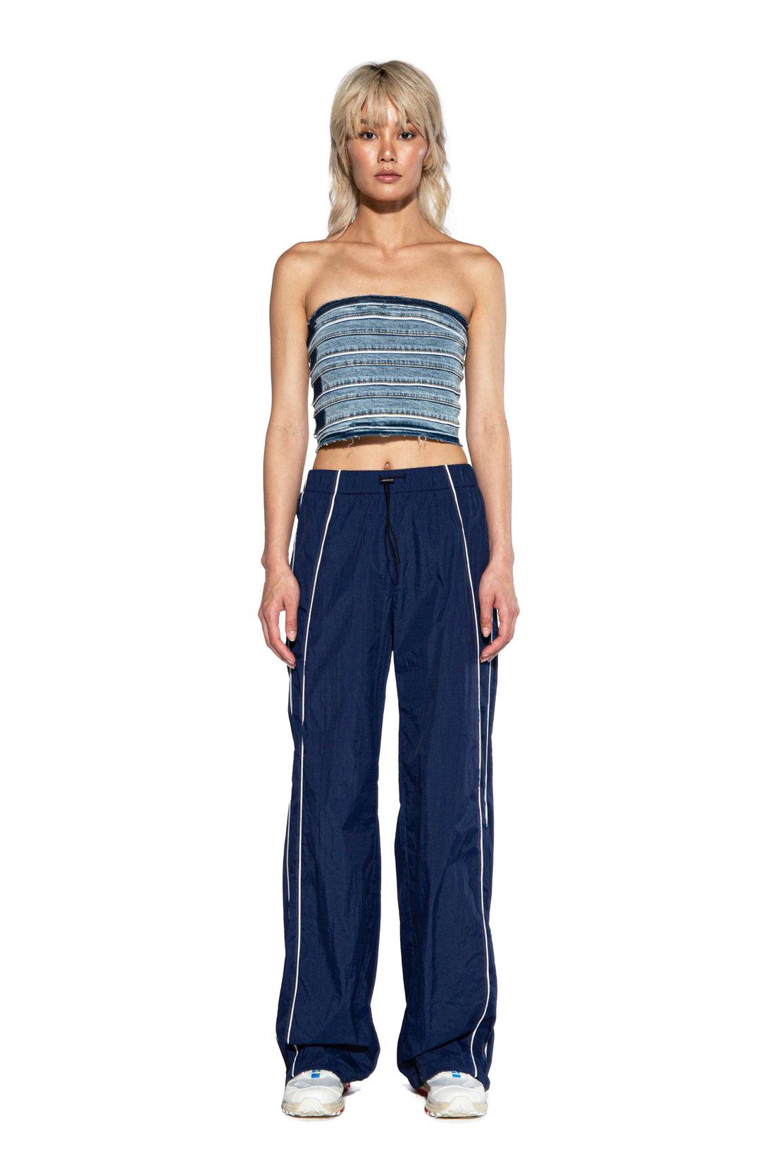 Piping Parachute Pants - Afterhour