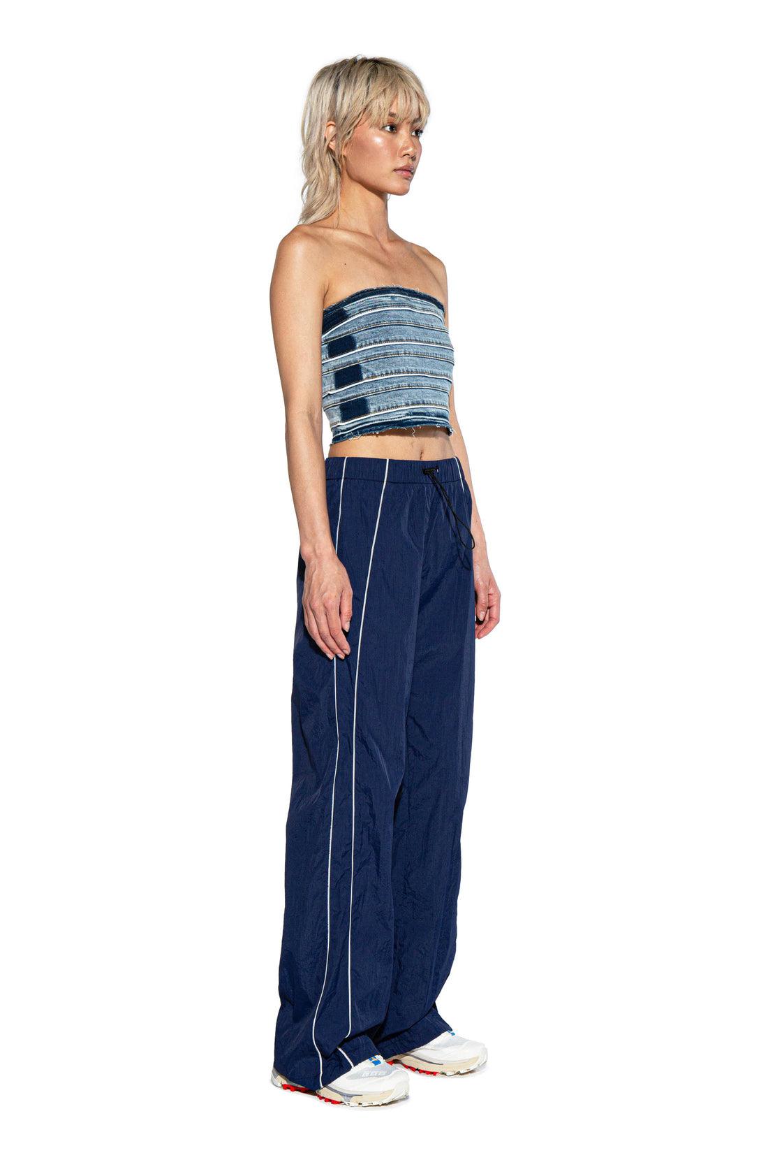 Piping Parachute Pants - Afterhour