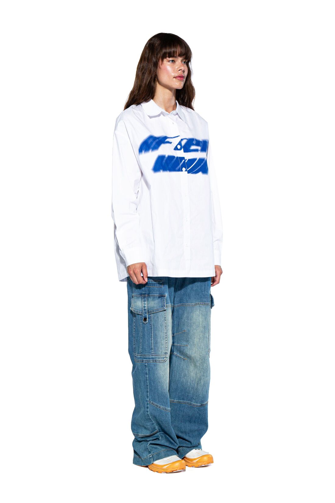 OVERSIZED AFTERHOUR COLLARED BOXY SHIRT