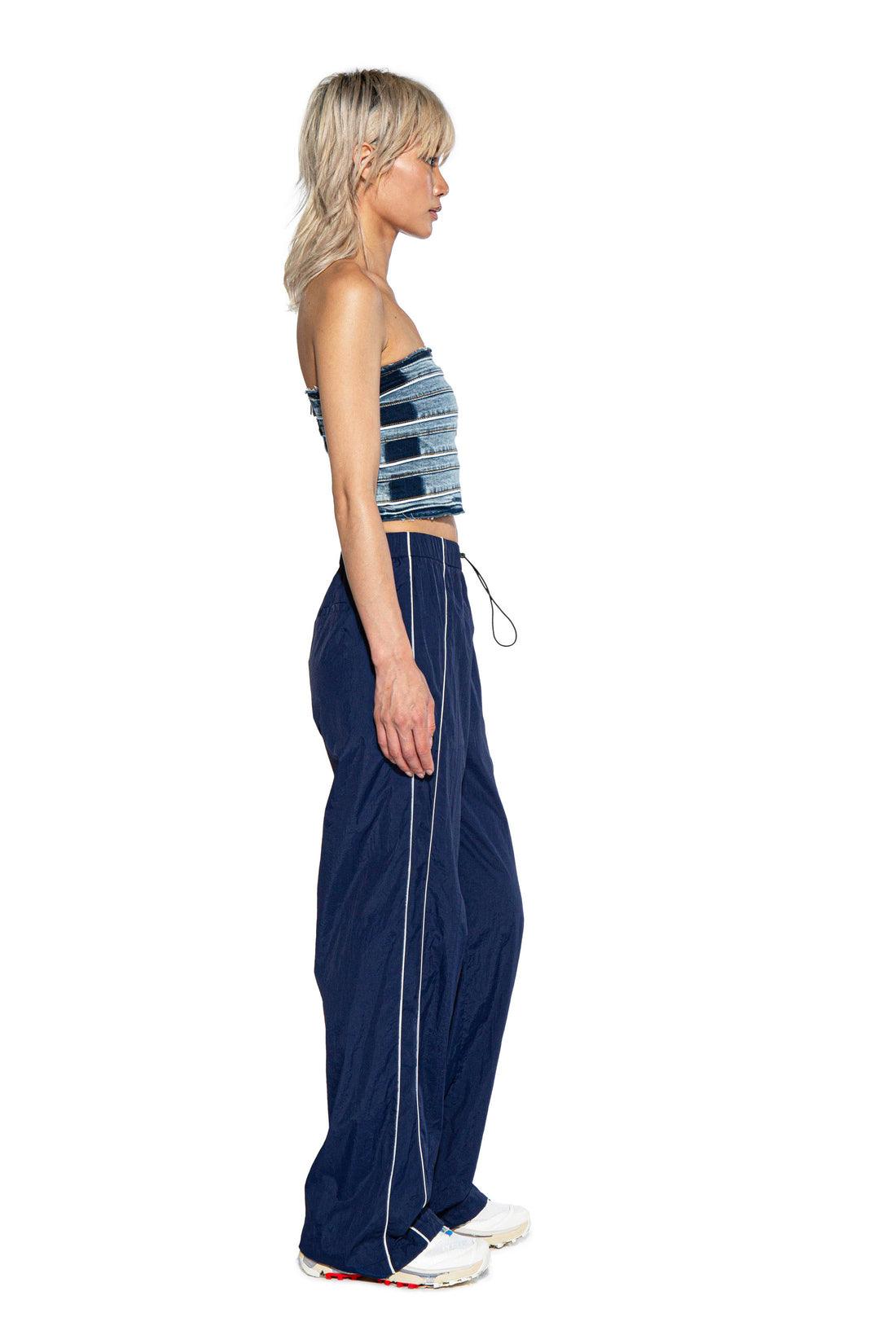 Piping Parachute Pants - Afterhour