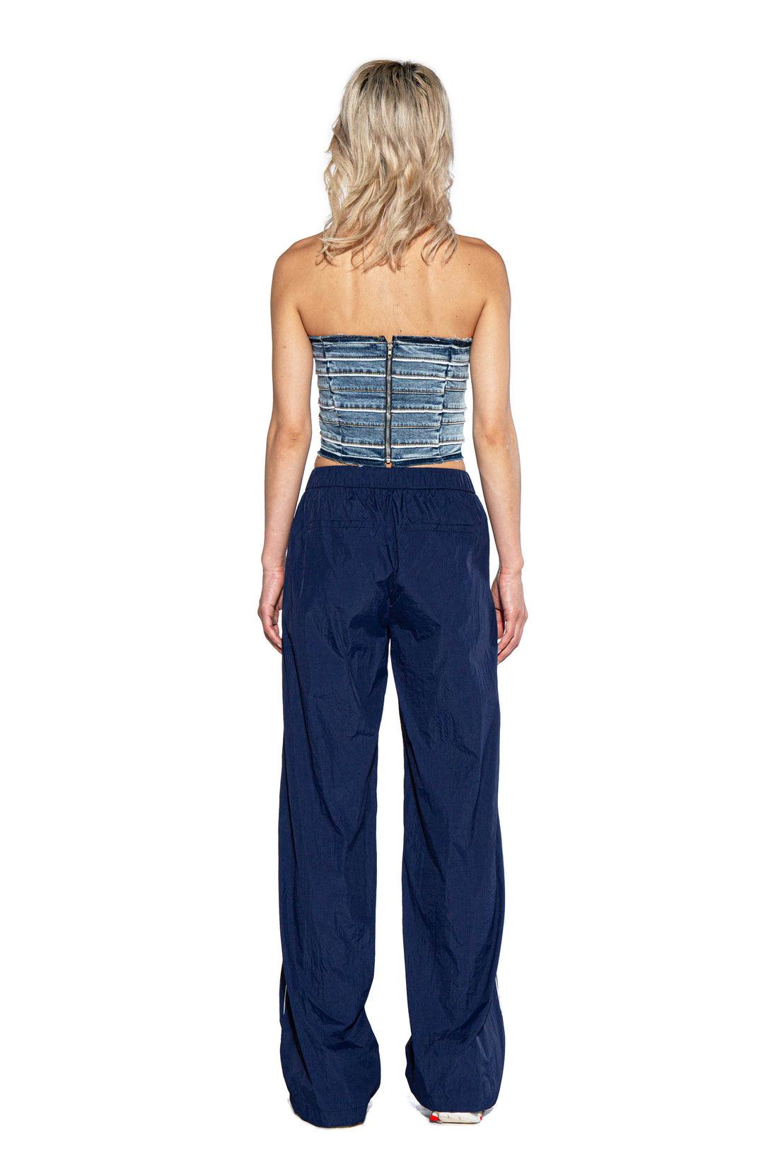 Piping Parachute Pants - Afterhour