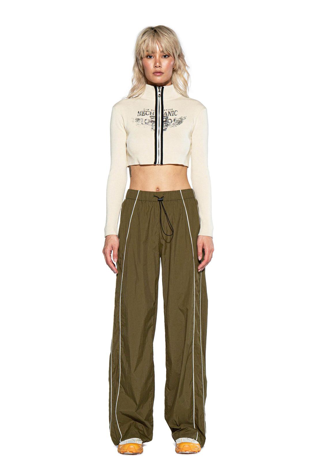 Piping Parachute Pants - Afterhour
