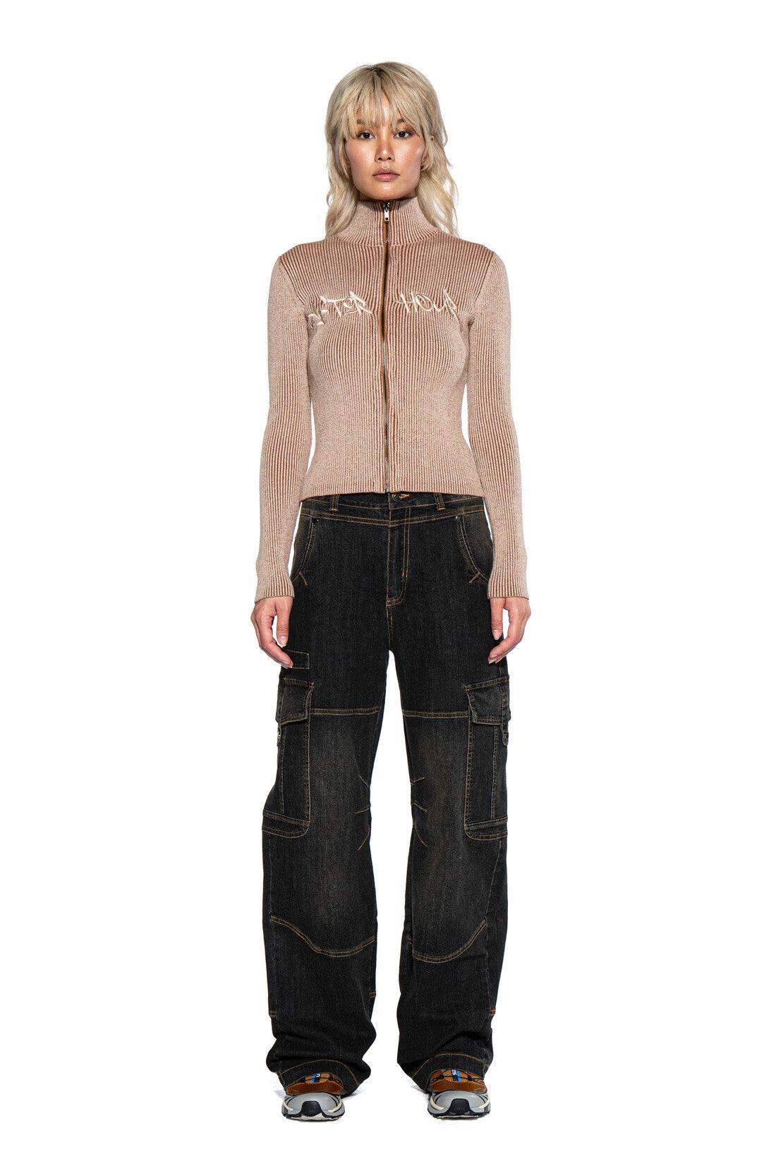 Oversized Washed Contrast Stitch Pant - Afterhour