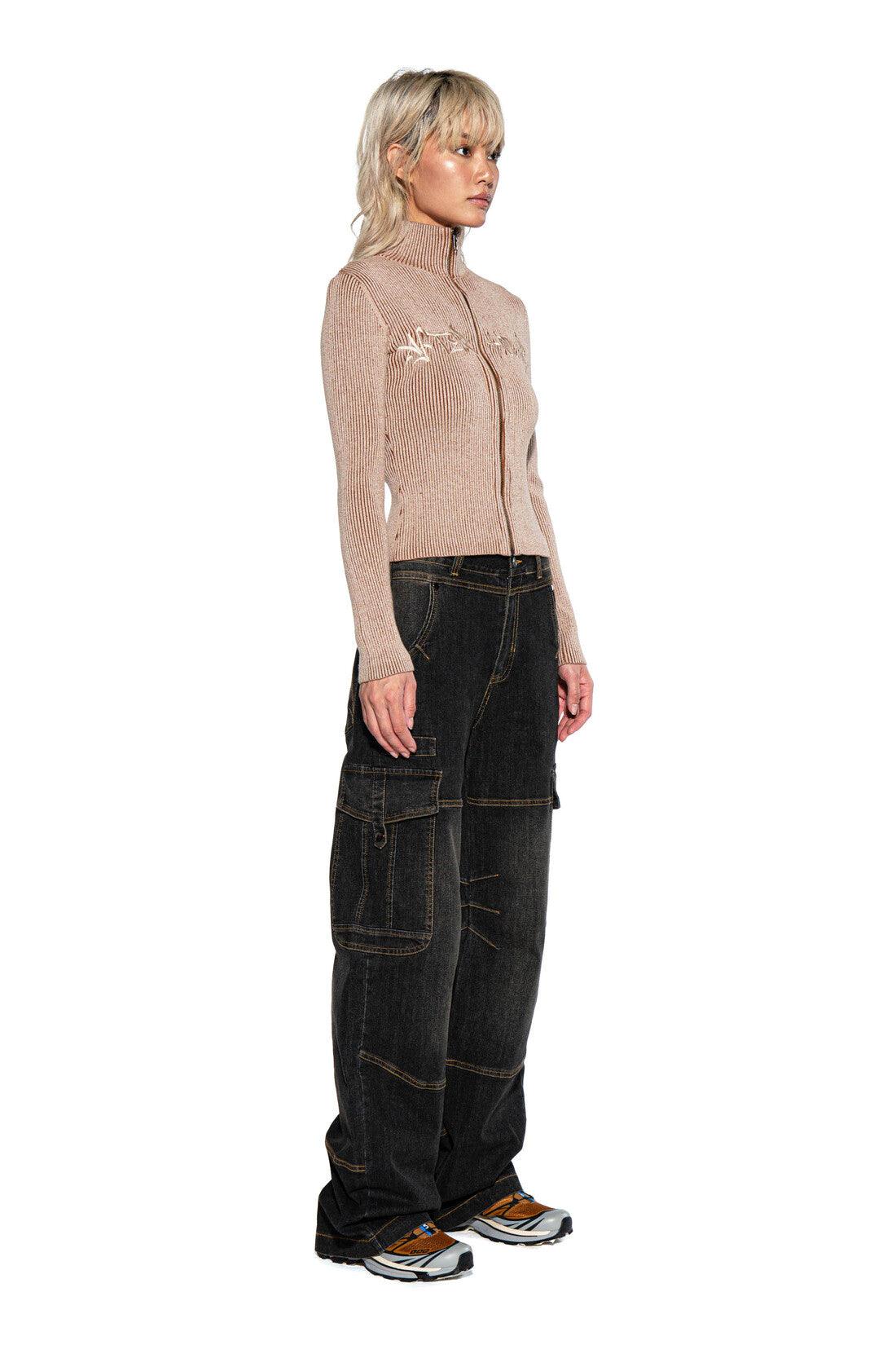 Oversized Washed Contrast Stitch Pant - Afterhour
